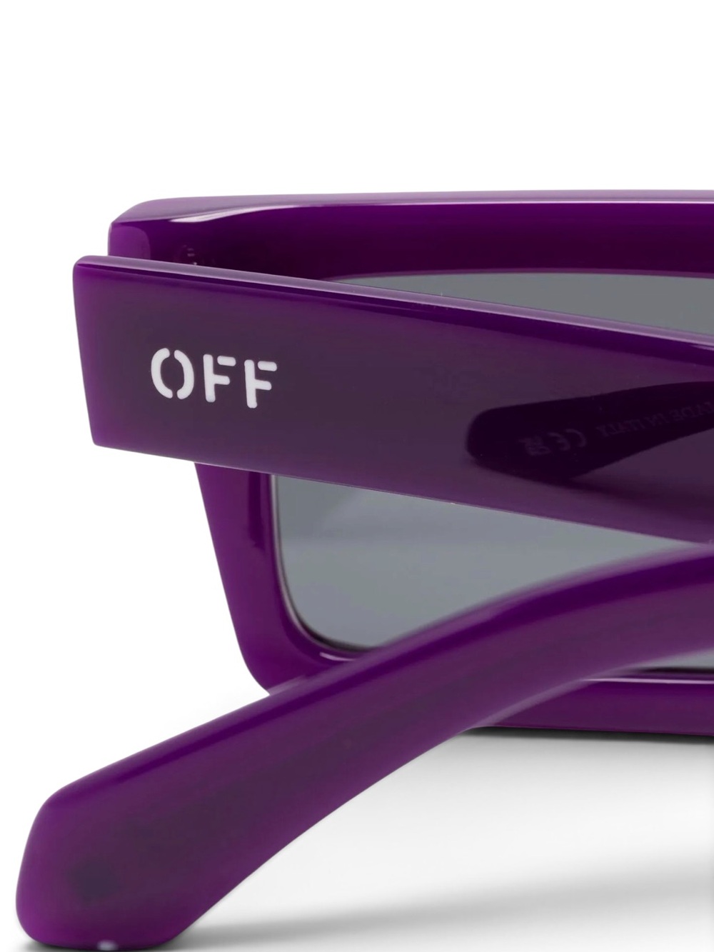 ✨💎NWT💎✨Off-White Purple Chandler Rectangular Sunglasses Full inclusion! - Picture 3 of 8